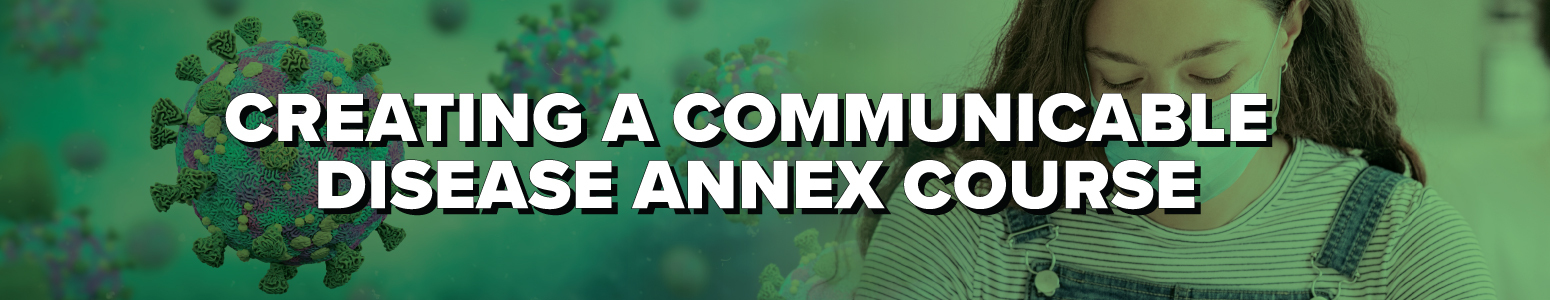 Creating a Communicable Disease Annex (CDA) banner